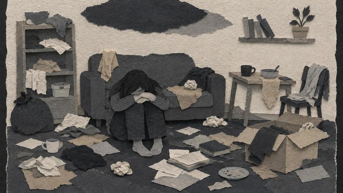 Люди с депрессией не убираются дома: как справиться с депрессией, рассказали в Twitter  (Психология)